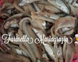 Foto del passaggio 1 della ricetta Raffinatezza del sapore di mare di orata e acciughe in un guscio di insalata km zero 🏡👩‍🍳❤️🦁