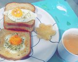 A picture of step 4 of Poached Eggs on Toast🥚🥪.