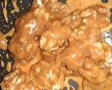 A picture of step 3 of Caramelized Walnuts.