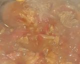 A picture of step 1 of Karelay gosht.