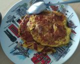 Foto langkah ke 3 dari resep Pancake Pisang Saus Madu Simpel Ga Pake ribet.