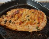 A picture of step 8 of Chicken Steak with stir fried Vegetables.