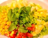 Hình bước làm 1 của món Salad sốt dầu mè mù tạt