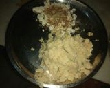 A picture of step 2 of Aloo paneer stuff kabab.