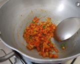 A picture of step 2 of Cheesy Tacos Chaat.
