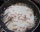 Foto langkah ke 3 dari resep Smoked Beef Carbonara Spaghetti.