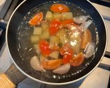 รูปขั้นตอนการทำที่ 2 ของ ซุปไก่อิสลาม กล้วยแขก สำหรับเด็ก blw