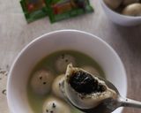 Foto langkah ke 10 dari resep Tang Yuan Kuah Matcha.