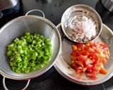 A picture of step 1 of Green Beans Sabzi.