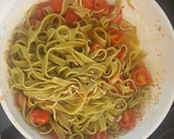 Foto del paso 7 de la receta: Tagliatella de espinacas con cherry y gulas