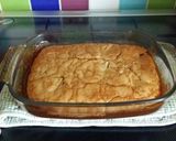 A picture of step 7 of Vickys Self-Saucing Toffee Apple Pudding GF DF EF SF NF.