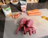 Une image de l'étape 1 de Perdreau au jus et légumes braisés.