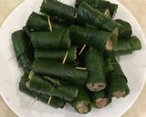 Hình bước làm 2 của món Chả lá xương sông