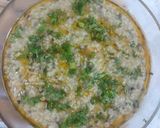 A picture of step 5 of Proso millet with spinach green peas Dalia.