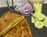 A picture of step 12 of Aloo ke parathe.