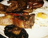 A picture of step 15 of Tex's St. George's Mixed Grill 🐄🐷🐑 🍄🍅🍳🇬🇧.
