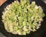 A picture of step 6 of Celery Gratin with Ham, Red Peppers, and Parmesan.