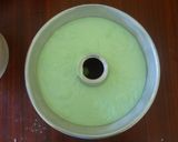 Foto langkah ke 4 dari resep Sponge Cake Pandan lembut.