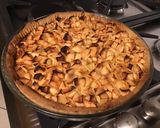 Une image de l'étape 10 de Tarte pommes, caramel, orange et fruits secs (pâte brisée aux fruits secs).