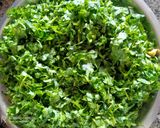 A picture of step 1 of Spicy palak kofta curry.
