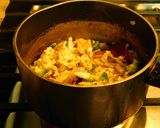 A picture of step 4 of Schezwan sauce.