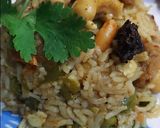 A picture of step 4 of Veg biryani.