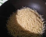 A picture of step 1 of Custard Seviyan and Shahi Tukda Trifle Pudding.