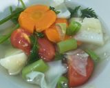 Foto langkah ke 4 dari resep Sayur Sop / Sop cemplung.