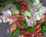 Foto langkah ke 9 dari resep Tumis Bunga Pepaya Pete Rebon | Pahitnya Pas!.