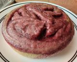 Foto del paso 8 de la receta: Torta de banana🍌 y mora🍒 marmoleada sin huevo y sin horno🧁🍒🍯