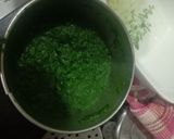 A picture of step 1 of Palak cutlet.
