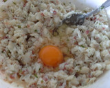 Foto del paso 3 de la receta: Albondigón de merluza y jamón