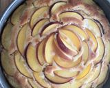 A picture of step 11 of Peach and Mascarpone Soft Cake.