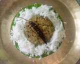 A picture of step 8 of Mochar paturi(banana blossom paturi).