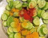 A picture of step 1 of Ivy Gourd / Tendli Crispy Fry.