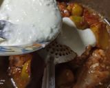 A picture of step 2 of Bombay biryani.