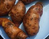 A picture of step 1 of Sweet Potato kabab.