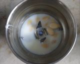 A picture of step 3 of Badam shake.