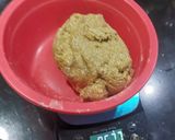 Foto langkah ke 5 dari resep Anabolic Oat Crusted Pandan Mooncake |High Protein, Low Calorie, Sugar & Gluten Free.