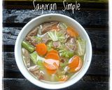 Foto langkah ke 4 dari resep Sup Daging Sayuran Simple.