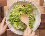 A picture of step 3 of Lebanese Fattoush with Pomegranate Molasses.