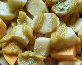 Foto del paso 4 de la receta: Alitas a la mostaza con papas y calabaza al horno