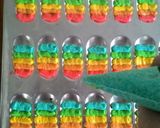 Foto langkah ke 4 dari resep Lidah Kucing Keju Rainbow Ngeju Banget (cookies).