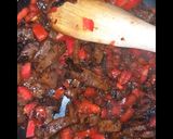 A picture of step 7 of Tamtam liver😍😍#jikonichallenge #sweetandhot.