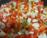 Foto del paso 1 de la receta: Milhojas / lasaña de patatas, calabacín, bacon, queso y salsa de pimiento