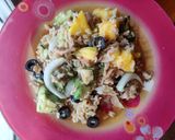 Foto del paso 3 de la receta: Ensalada de arroz con pollo, mango y aguacate