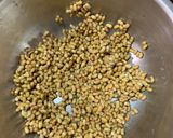A picture of step 1 of Moth Daal chole masala wala.