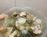 Hình bước làm 8 của món Miến dong Eatclean hầm xương nấm tuyết
