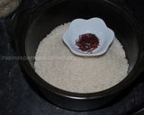 A picture of step 21 of Persian steamed rice with Saffron crust.