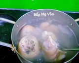 Hình bước làm 2 của món Canh giò heo hầm đu đủ